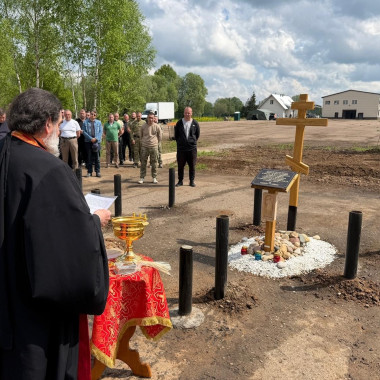 В память о погибших бойцах «БАРС-9» заложили капсулу времени