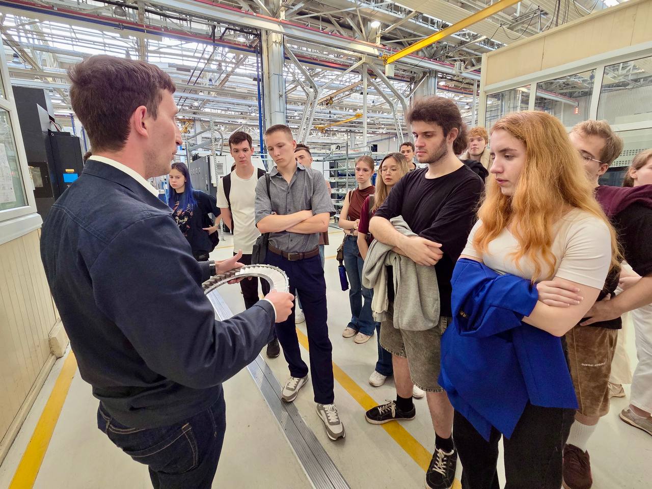 Студенты трека «Крылья Ростеха» из Москвы и Санкт-Петербурга прошли практику в ОДК-УМПО