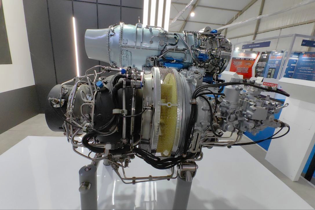 ОДК впервые показала новейший двигатель для легких вертолетов на Aero India