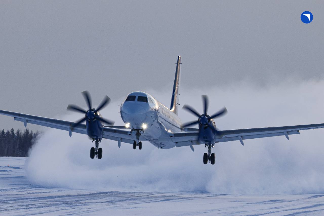 Ил-114 справился с якутскими морозами