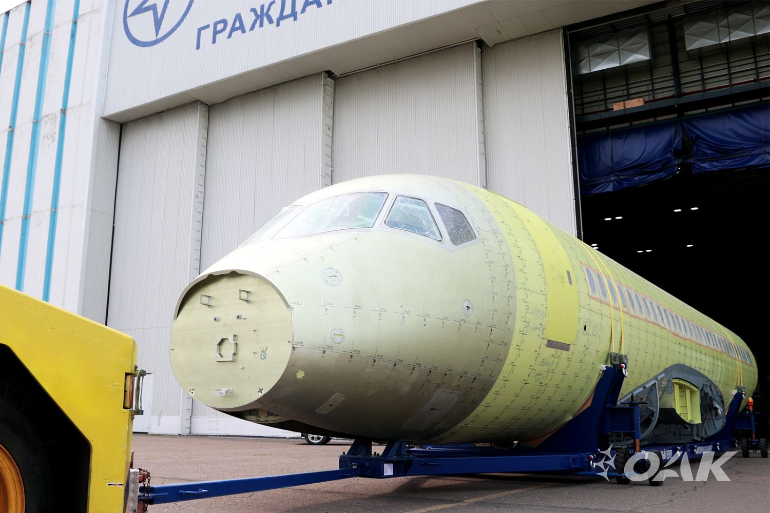 Фюзеляж SSJ-NEW прибыл в Жуковский для испытаний