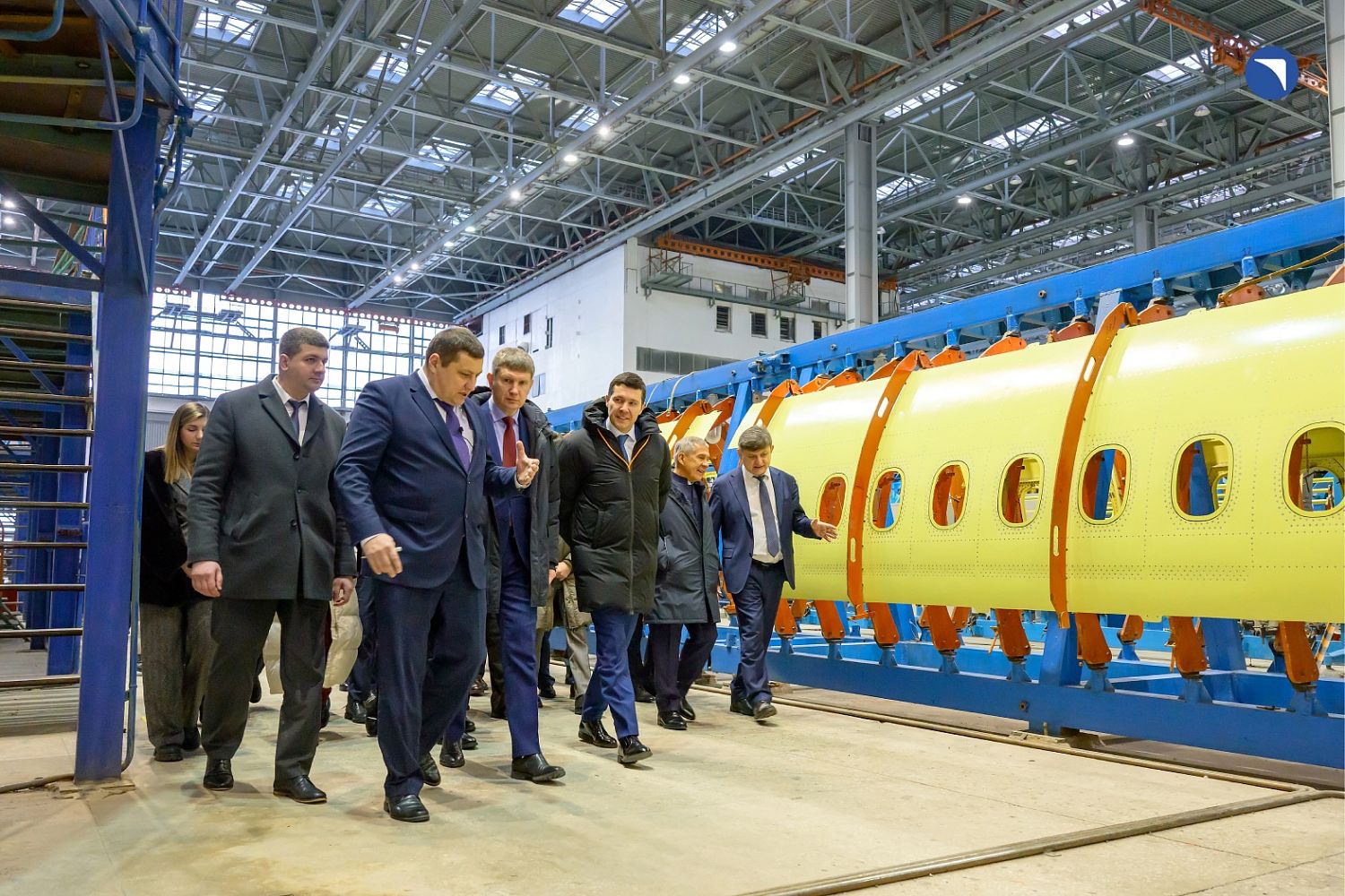 Антон Алиханов и Максим Решетников оценили ход модернизации Казанского авиазавода